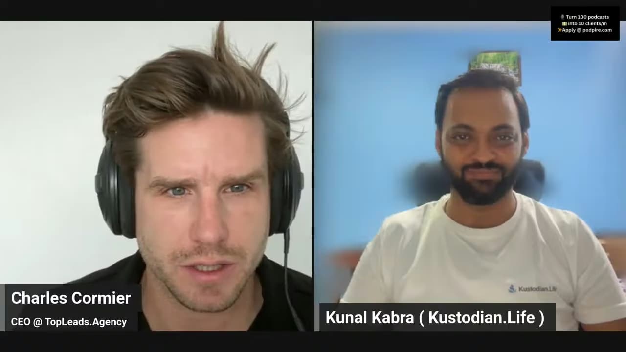 Video interview with Kunal Kabra and Charles Cormier.