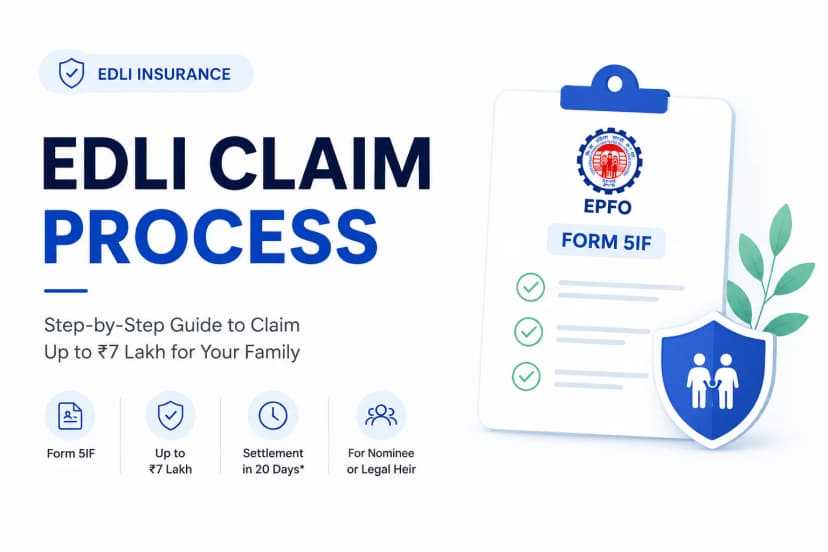 EDLI Claim Process (2026): Step-by-Step Guide to Claim EPF Death Insurance