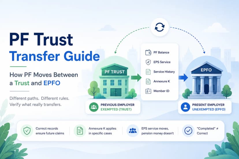 PF Trust Transfer Guide: How PF Moves Between a Trust and EPFO