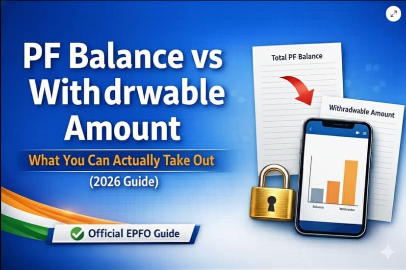 PF Balance vs Withdrawable Amount & Claim Status: What You Can Actually Take Out (2026)