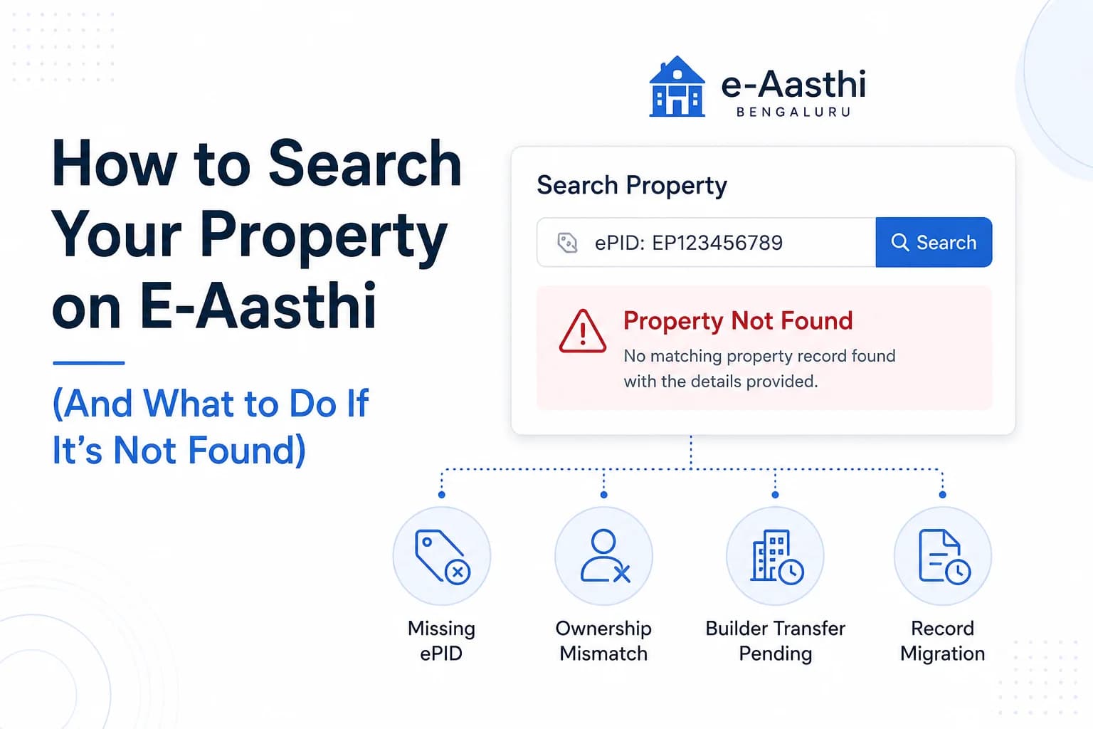 How to Search Your Property on E-Aasthi (And What to Do If It's Not Found)