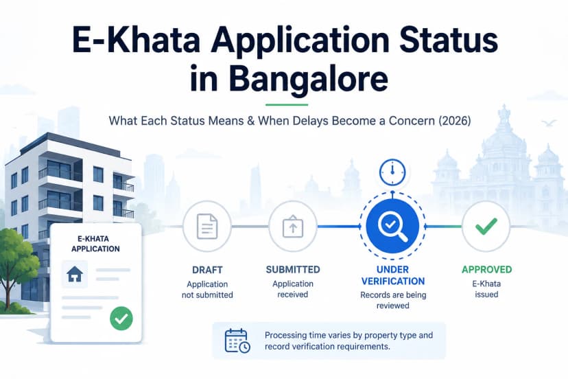 E-Khata Application Status in Bangalore: What Each Status Means (2026)