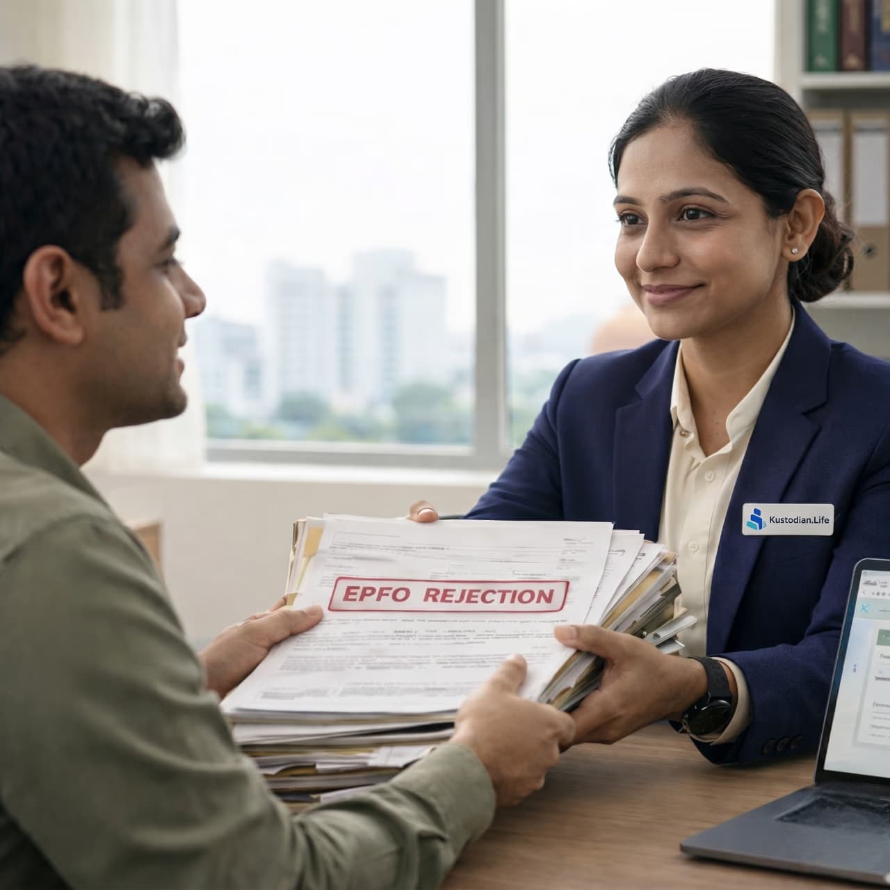 EPF resolution process for PF transfer issues and rejected claims